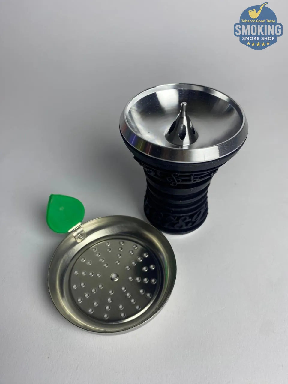 Silicone Hookah Bowl with Metal Screen — حجر شيشة سيليكون بمصفاة ورأس معدني