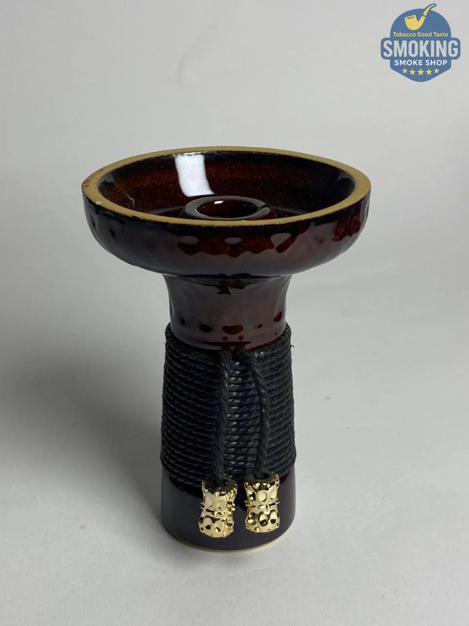 Luxury Oriental Hookah Bowl – رأس ( حجر ) شيشة شرقي فاخر بالحبال الذهبية