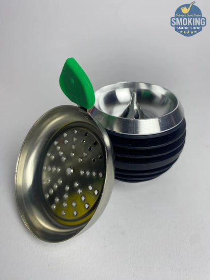 Silicone Hookah Bowl with Metal Screen — حجر شيشة سيليكون بمصفاة ورأس معدني
