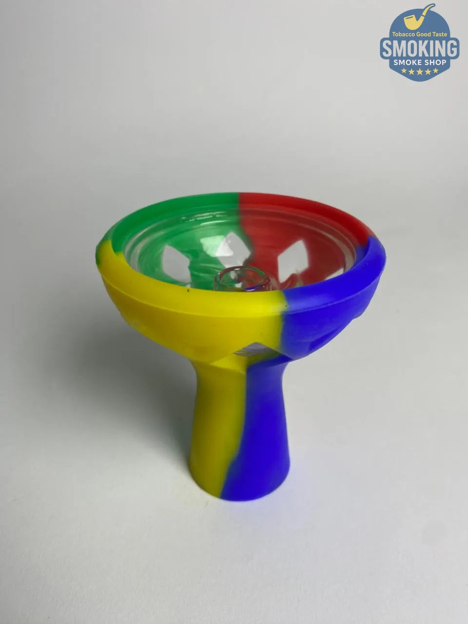 Silicon Colorful Hookah Bowl Set – طقم رؤوس شيشة سيليكون في زجاج ملوّنة وعصرية