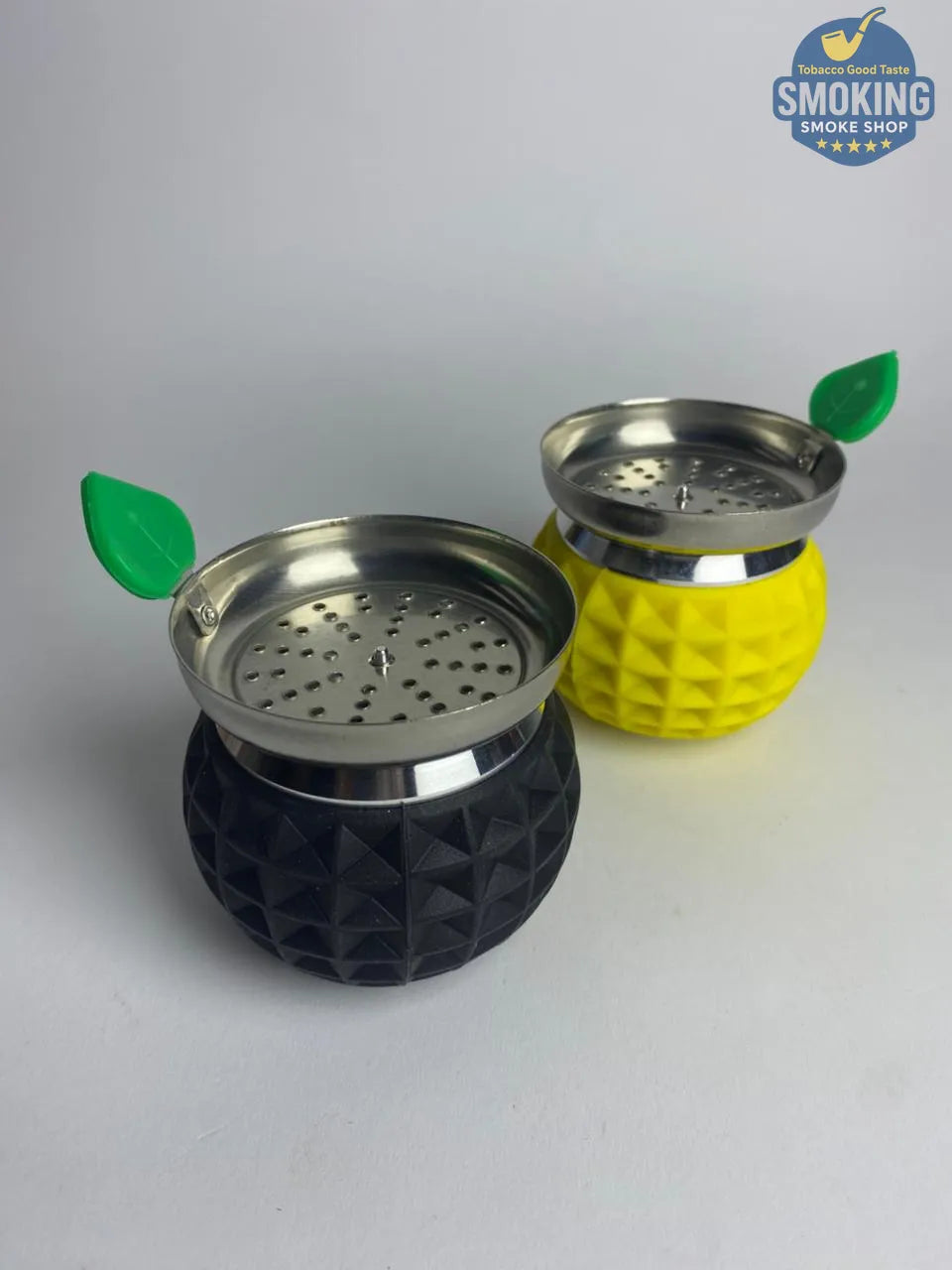 Silicone Hookah Bowl with Metal Screen — حجر شيشة سيليكون بمصفاة ورأس معدني