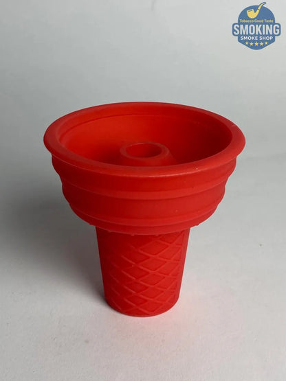 Silicone Shisha Head – رأس ( حجر ) شيشة سيليكون بنقشة مخروطية 🧯