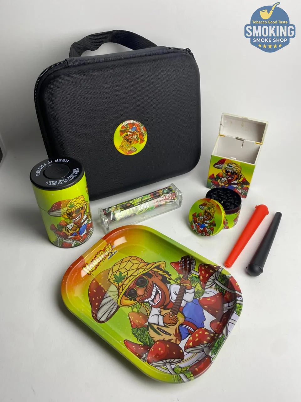 🎶 HoneyPuff Smoking Kit Box — طقم تدخين متكامل من هوني بَف