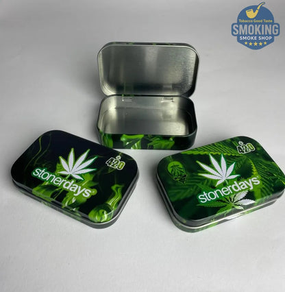 Stonerdays Metal Stash Tin — علبة تبغ معدنية للحفظ ف الجيب