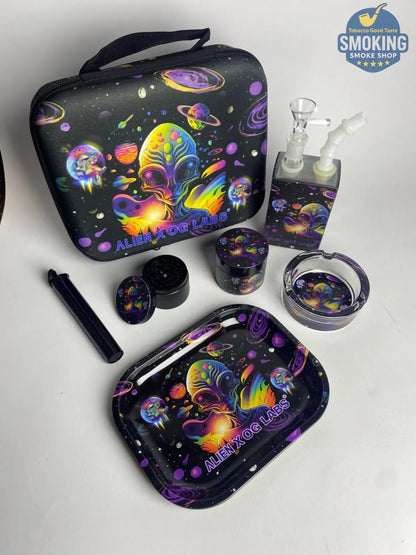 🛍️ طقم تدخين كامل داخل شنطة — Smoking Set Case (متعدّد الأشكال)