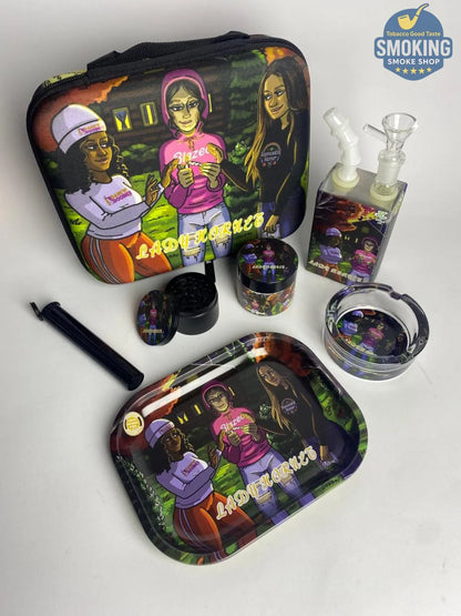 🛍️ طقم تدخين كامل داخل شنطة — Smoking Set Case (متعدّد الأشكال)