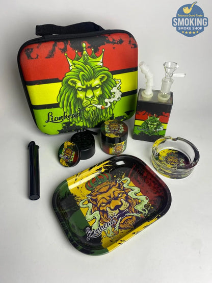 🛍️ طقم تدخين كامل داخل شنطة — Smoking Set Case (متعدّد الأشكال)