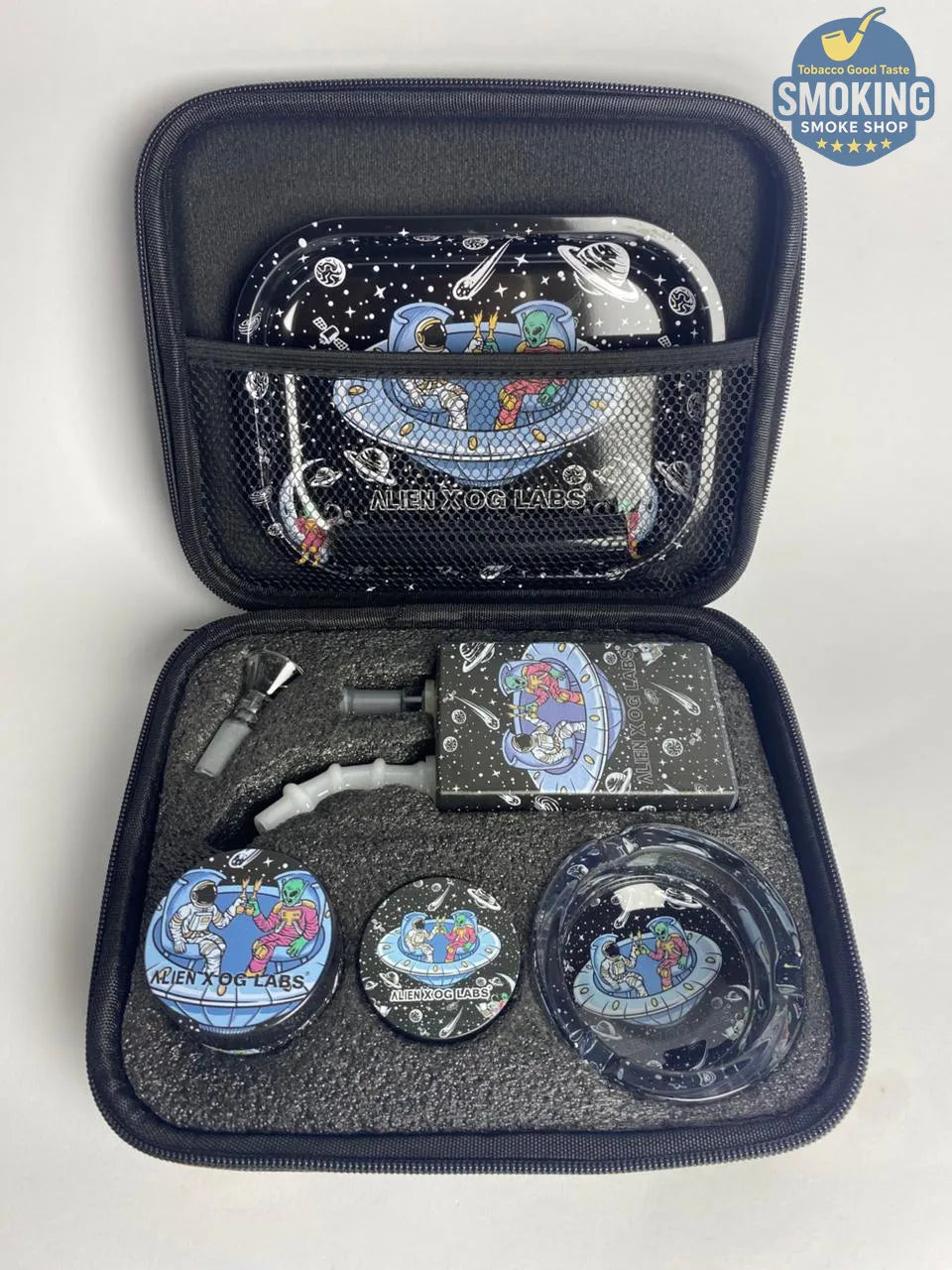 🛍️ طقم تدخين كامل داخل شنطة — Smoking Set Case (متعدّد الأشكال)