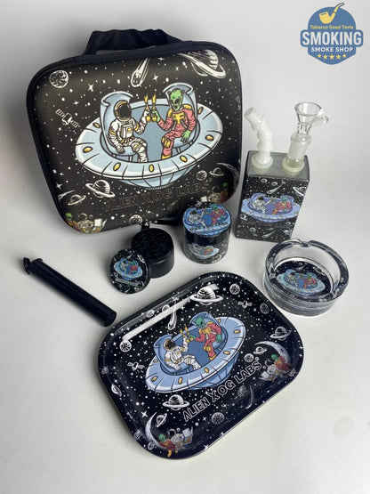 🛍️ طقم تدخين كامل داخل شنطة — Smoking Set Case (متعدّد الأشكال)