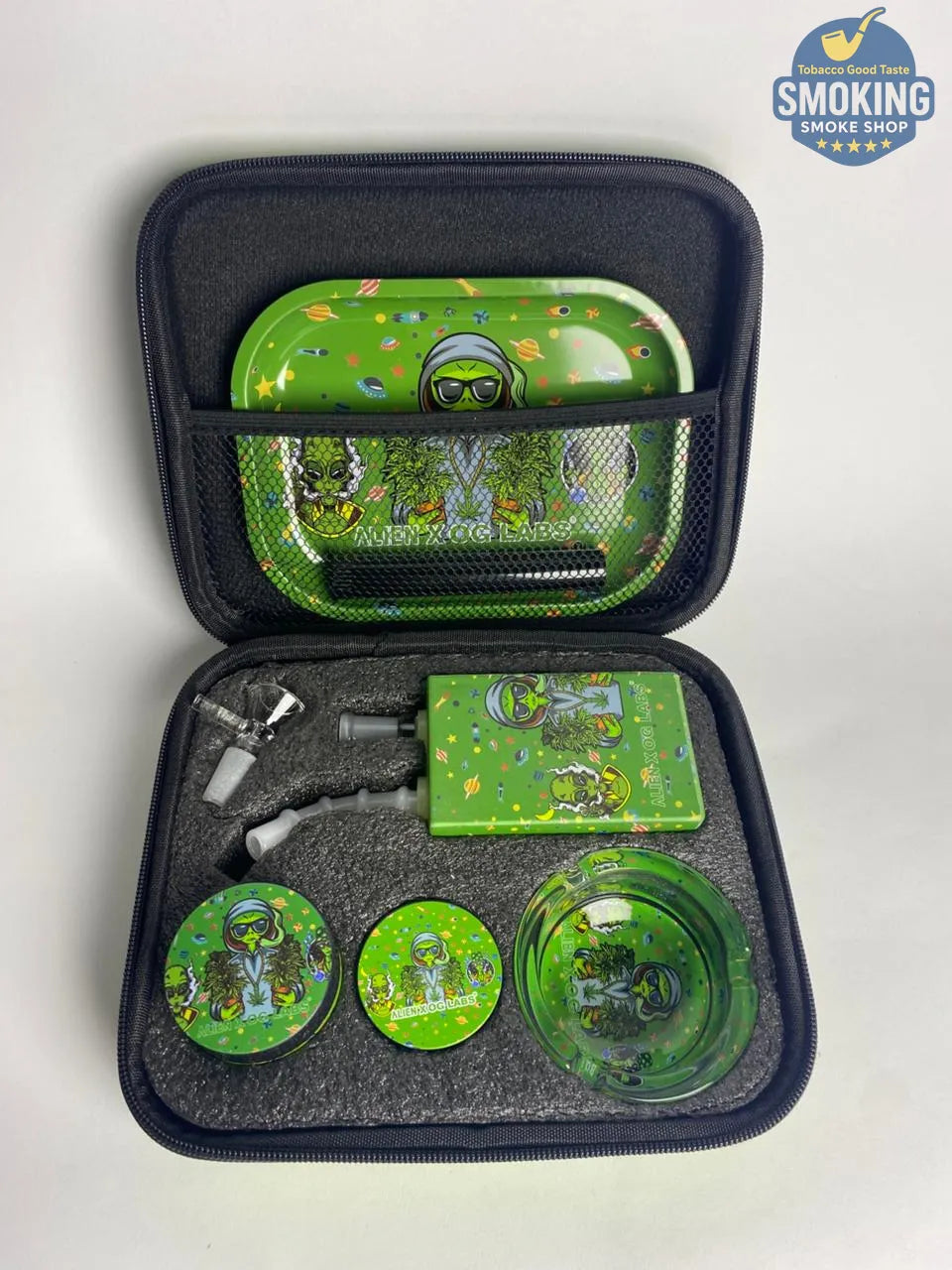 🛍️ طقم تدخين كامل داخل شنطة — Smoking Set Case (متعدّد الأشكال)