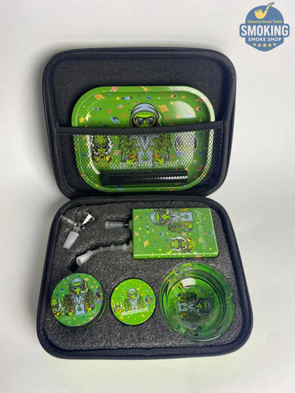 🛍️ طقم تدخين كامل داخل شنطة — Smoking Set Case (متعدّد الأشكال)