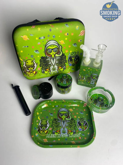 🛍️ طقم تدخين كامل داخل شنطة — Smoking Set Case (متعدّد الأشكال)