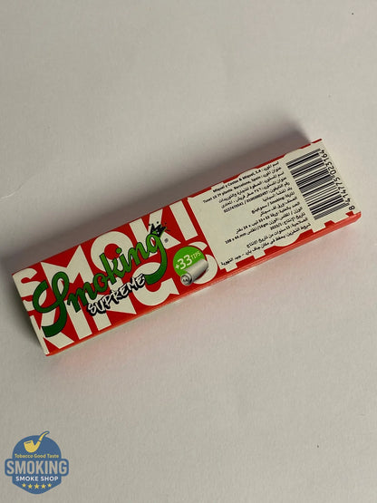 Smoking Supreme Rolling Papers + Tips —  سموكنج سوبريم كينج سايز مع تبات