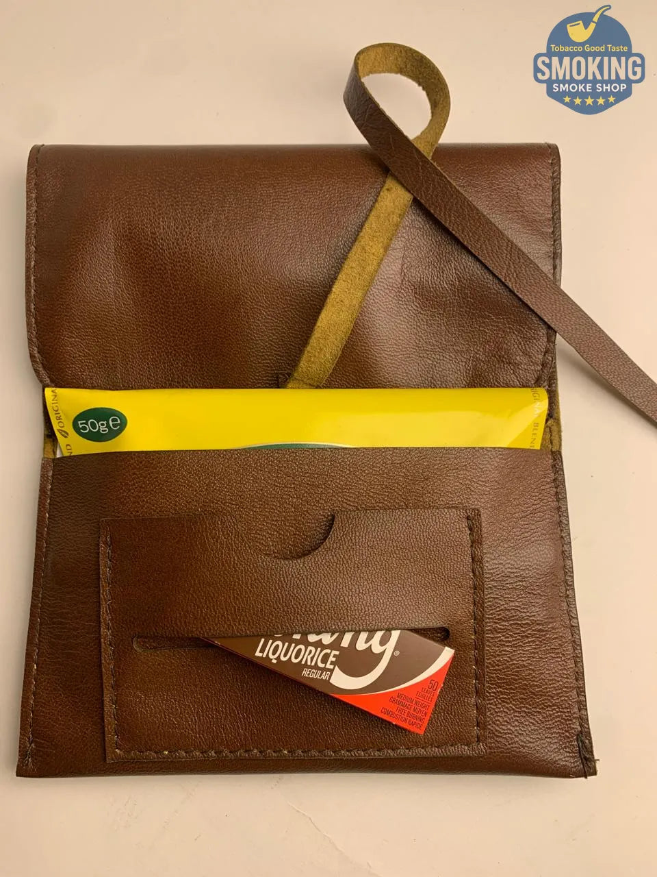 🐐 Genuine Leather Tobacco Pouch — جراب تبغ وعدة لف مصنوع من جلد ماعز مصري طبيعي 100%