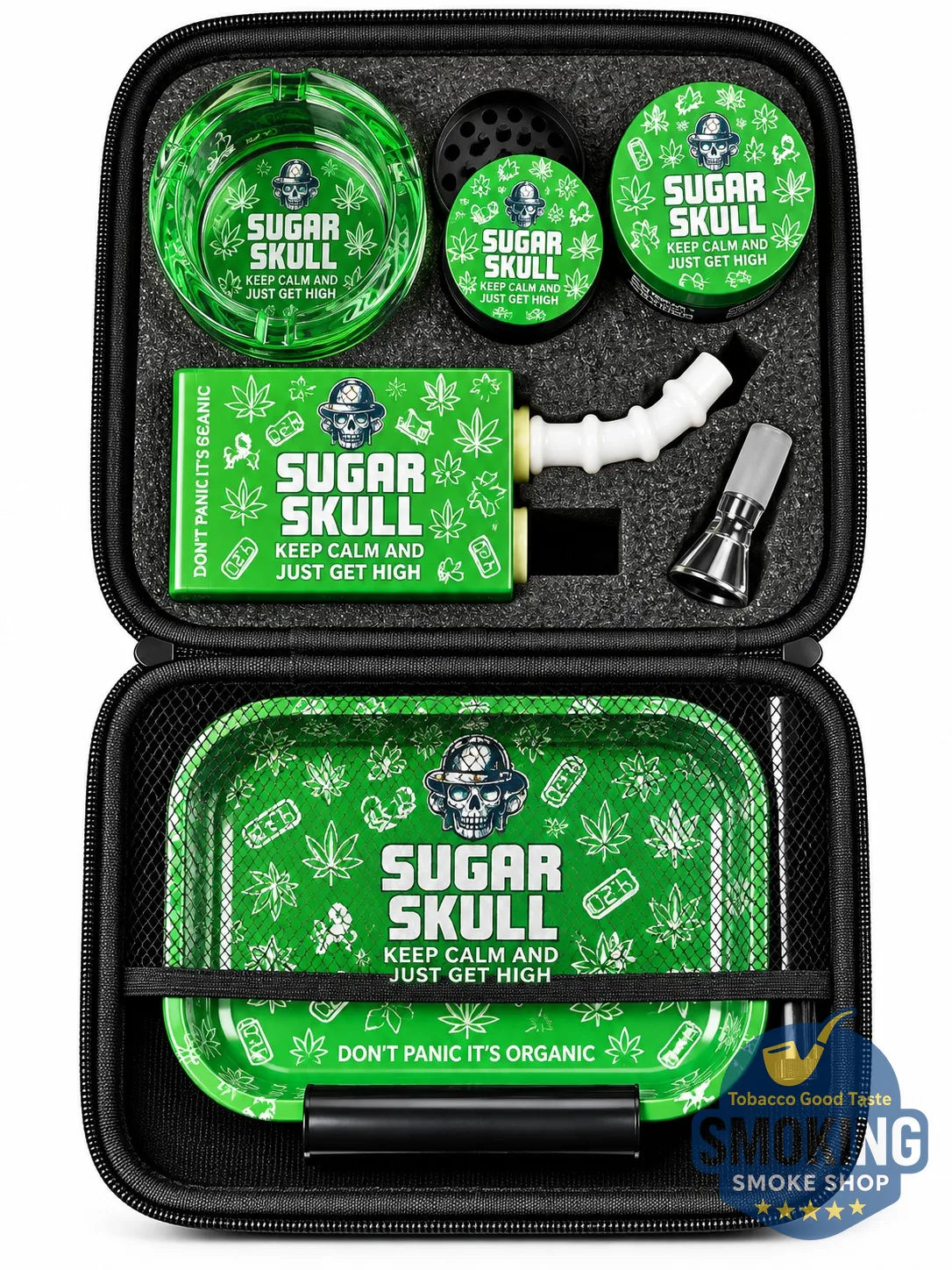 🛍️ طقم تدخين كامل داخل شنطة — Smoking Set Case (متعدّد الأشكال)
