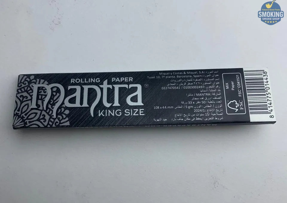 Mantra Rolling paper king size ورق بفرة مانترا أبيض كينج سايز