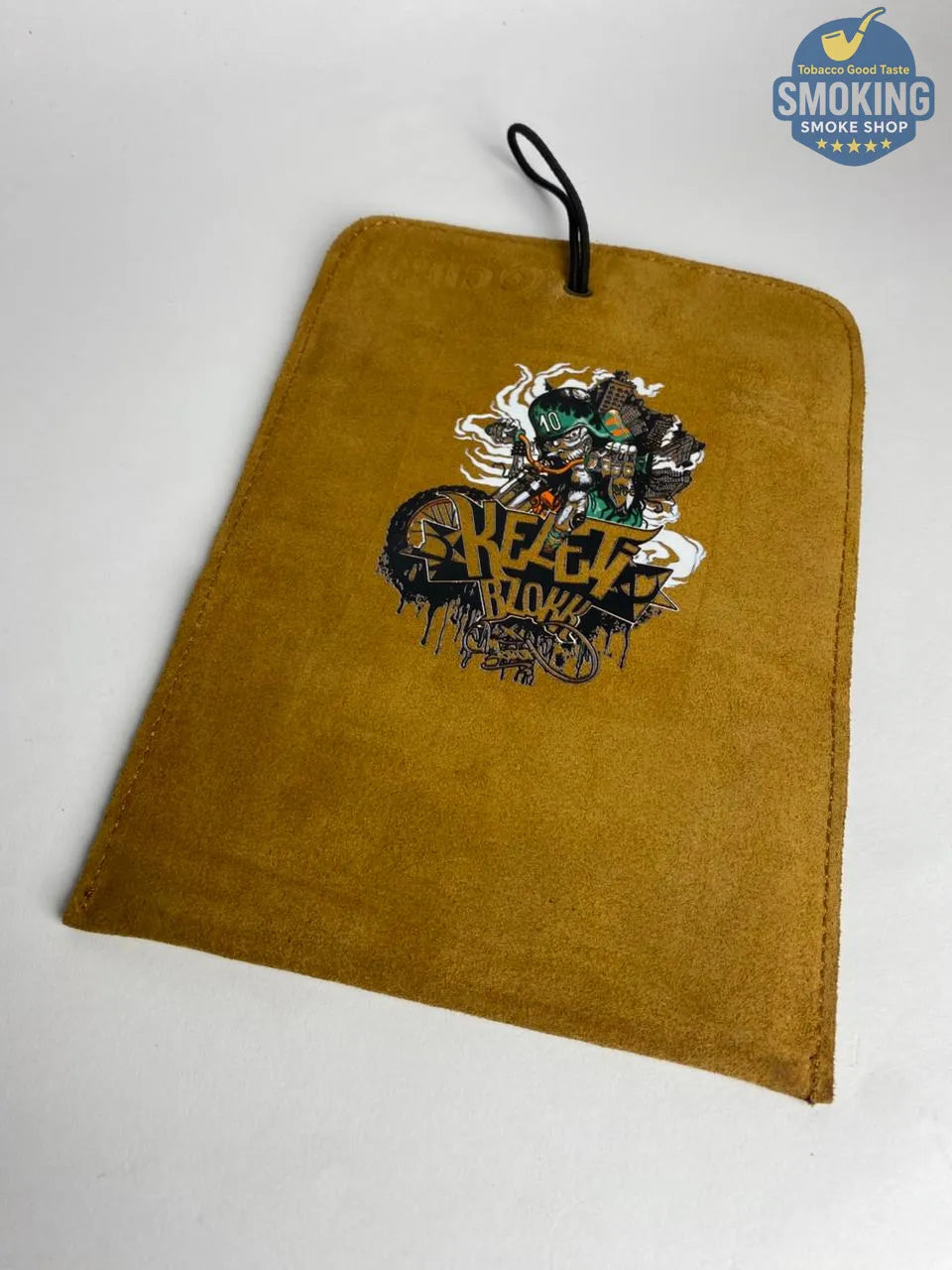 Leather tobacco pouch جراب سجاير جلد شمواه مطبوع رسومات مختلفة طباعة فاخرة