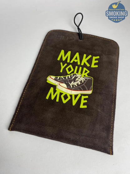 Leather tobacco pouch جراب سجاير جلد شمواه مطبوع رسومات مختلفة طباعة فاخرة