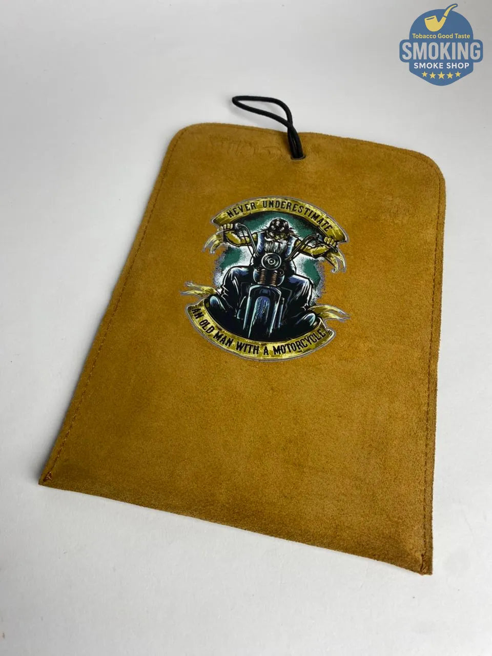 Leather tobacco pouch جراب سجاير جلد شمواه مطبوع رسومات مختلفة طباعة فاخرة