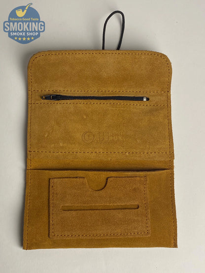 Leather tobacco pouch جراب سجاير جلد شمواه مطبوع