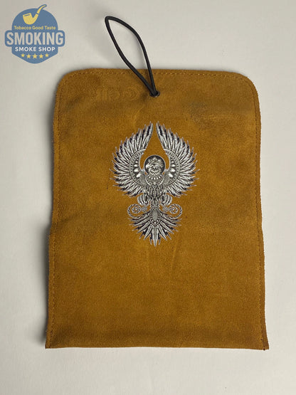 Leather tobacco pouch جراب سجاير جلد شمواه مطبوع