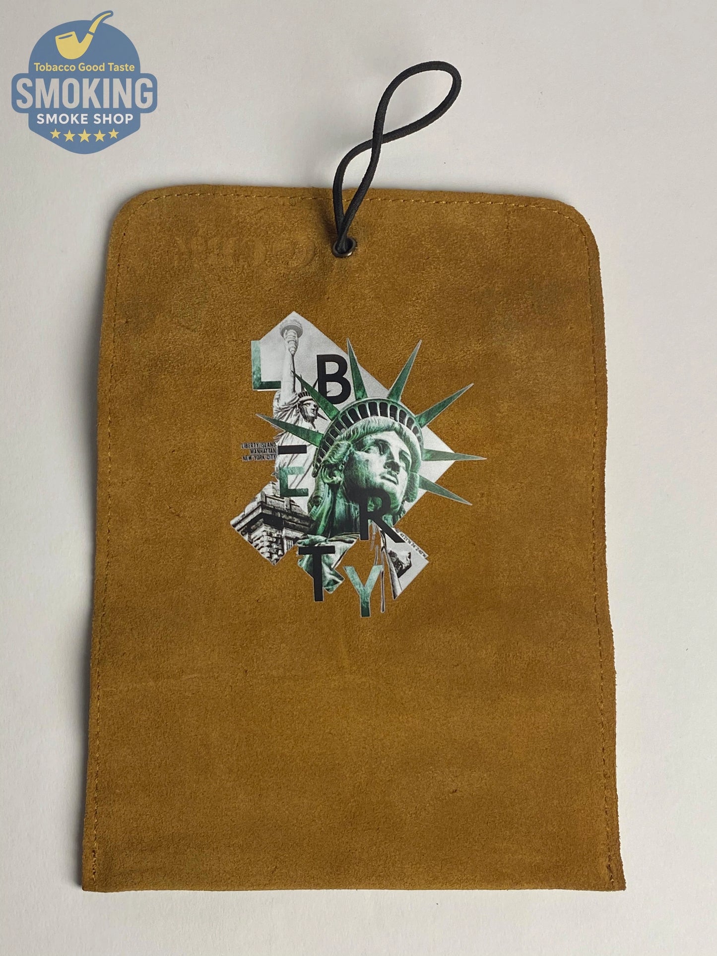Leather tobacco pouch جراب سجاير جلد شمواه مطبوع