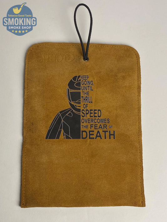 Leather tobacco pouch جراب سجاير جلد شمواه مطبوع