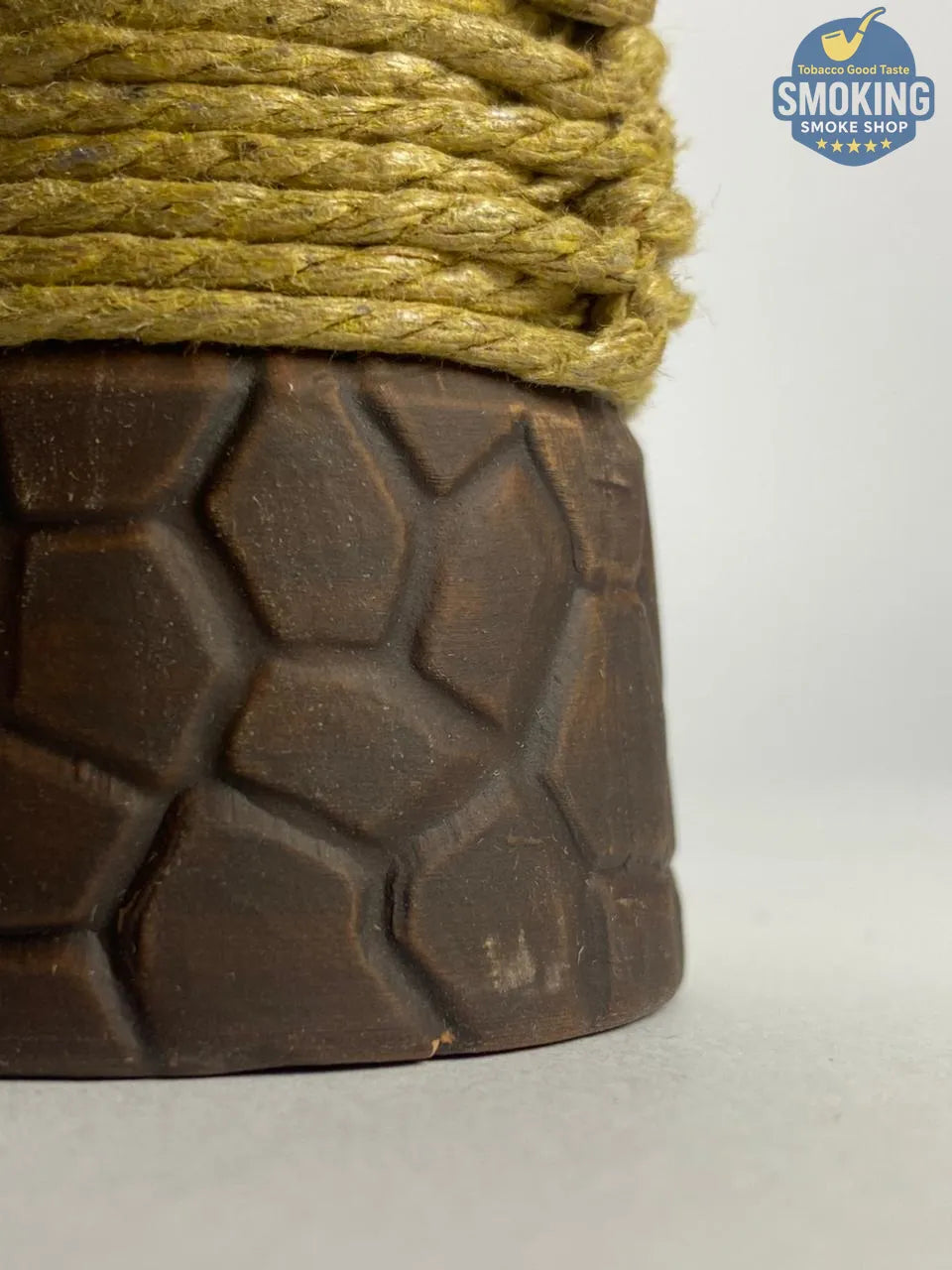 رأس شيشة فخار اسواني فخم ملفوف حبل يدوي – Hookah Clay Bowl Rope Wrapped