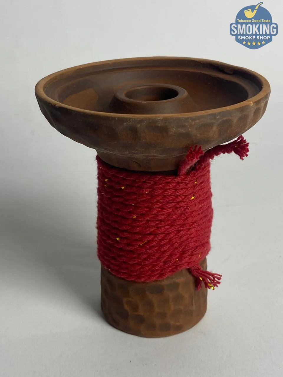 رأس شيشة فخار اسواني فخم ملفوف حبل يدوي – Hookah Clay Bowl Rope Wrapped