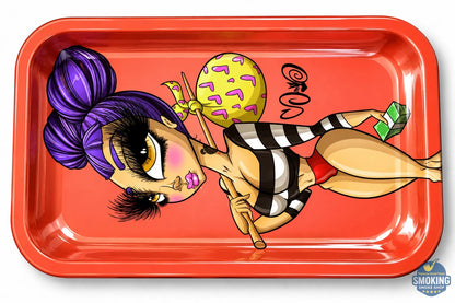 🟩 Rolling Trays — صواني لف التبغ معدن كبيرة بتصاميم والوان مختلفة
