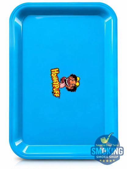 HoneyPuff Metal Rolling Tray – صنية لف معدنية وبلاستيكية من هوني باف