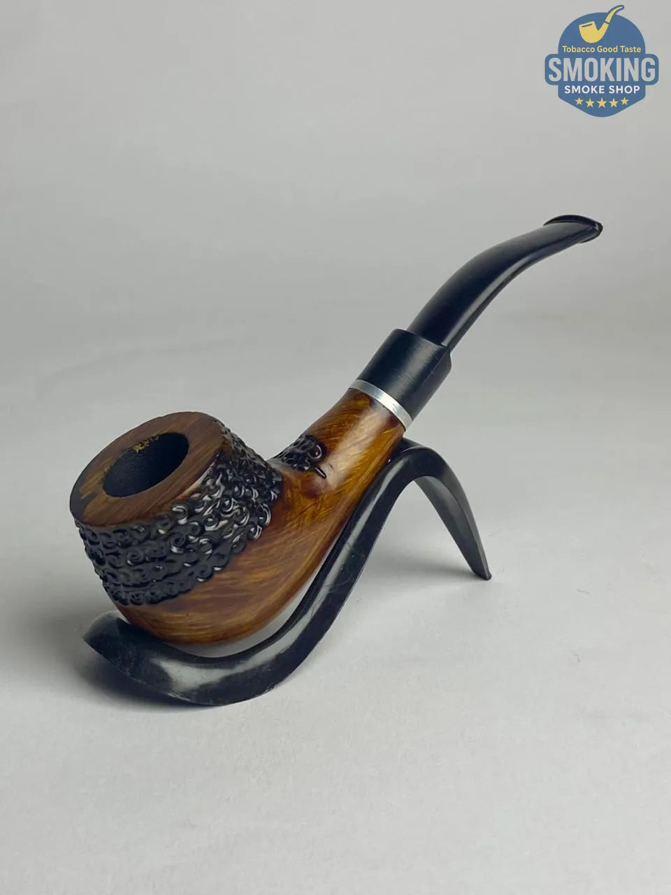 Turkish Wood Colored Pipe بايب تركي خشبي كلاسيكي خشبي اللون