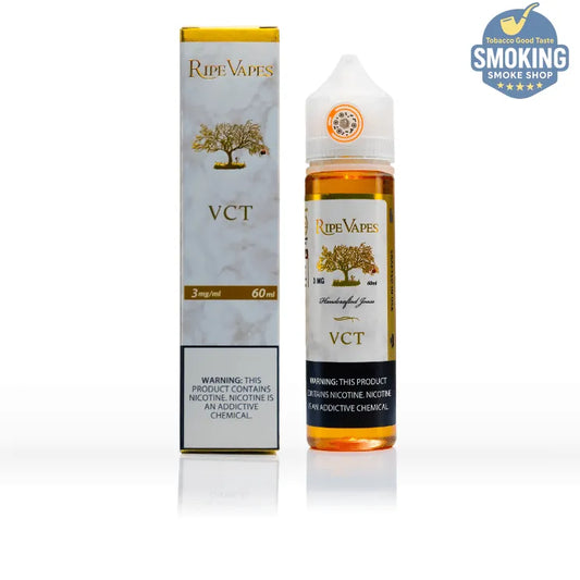 Ripe Vapes VCT MTL 60 ML  — رايب فيبز في سي تي ليكويد سحبة سيجارة فري بيز (فانيلا، كاسترد، تبغ) 🇺🇸