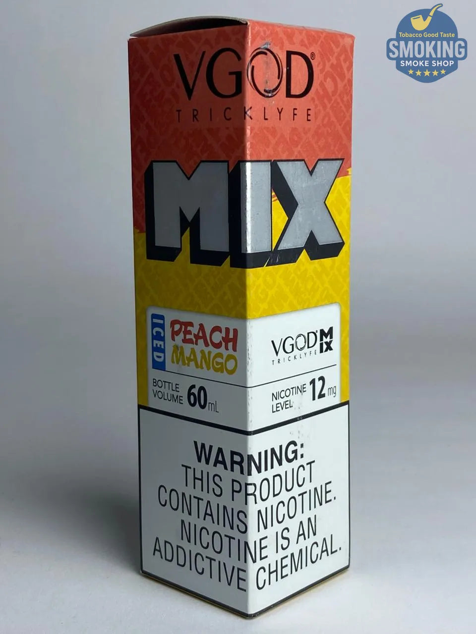 VGOD Liquid Free base 60ML MTL 9-12 NiC في جود ليكويد فري بيز سحبة سيجارة 60 ملي 9-12 نيكوتين 