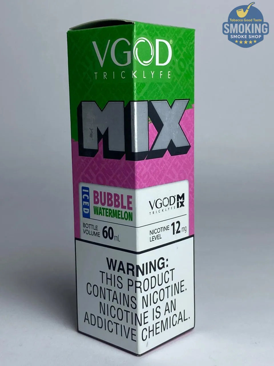VGOD Liquid Free base 60ML MTL 9-12 NiC في جود ليكويد فري بيز سحبة سيجارة 60 ملي 9-12 نيكوتين 
