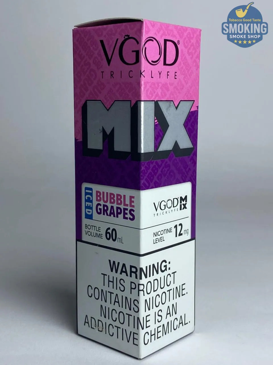 VGOD Liquid Free base 60ML MTL 9-12 NiC في جود ليكويد فري بيز سحبة سيجارة 60 ملي 9-12 نيكوتين 