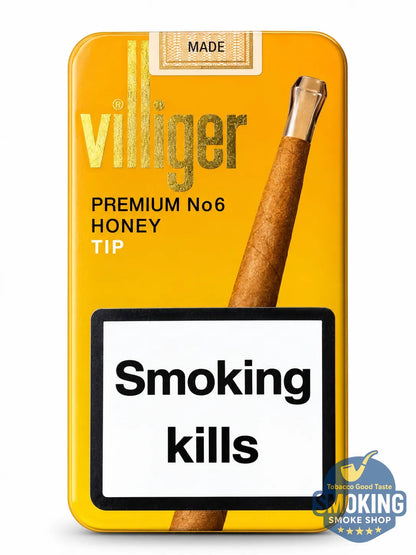 Villiger Premium No.6 Sumatra Tip — فيليجر بريميوم رقم 6 سومطرة بــ تيب 10 سيجاريلو