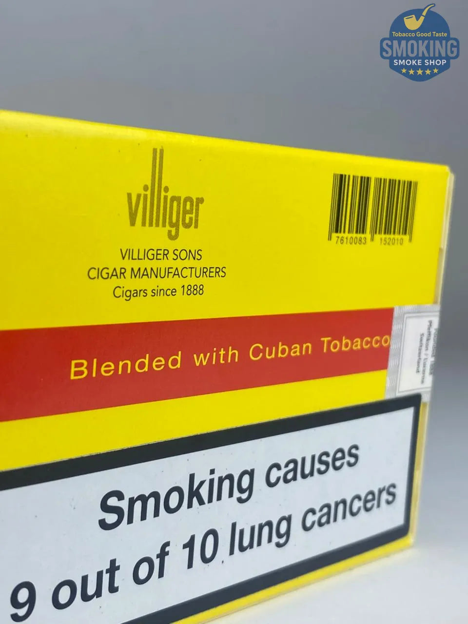 🟡 Villiger Classic Export Pressed — فيليجر كلاسيك إكسبورت مضغوط علبة ( 5 قطع ) 
