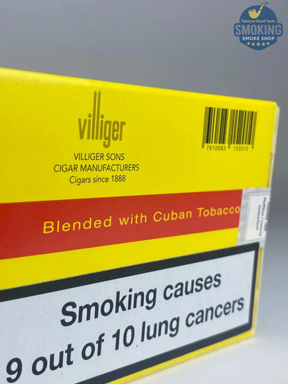 🟡 Villiger Classic Export Pressed — فيليجر كلاسيك إكسبورت مضغوط علبة ( 5 قطع ) 