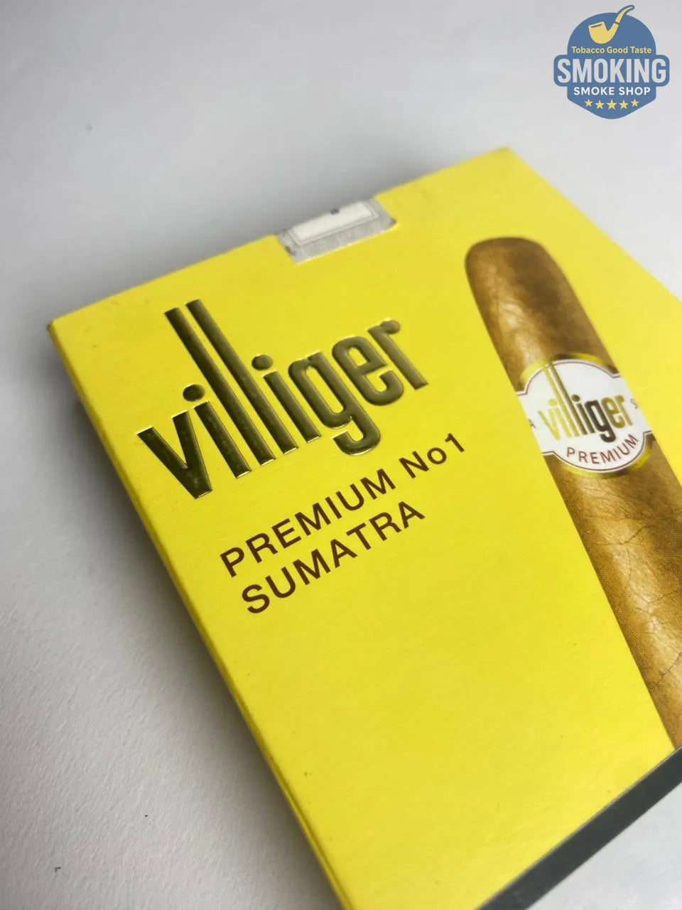 Villiger Premium No.1 Sumatra — فيليجر بريميوم رقم 1 سومطرة 🚬💛 علبة 5 قطع