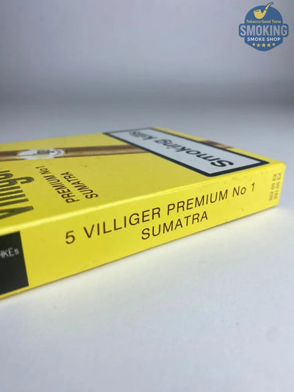 Villiger Premium No.1 Sumatra — فيليجر بريميوم رقم 1 سومطرة 🚬💛 علبة 5 قطع
