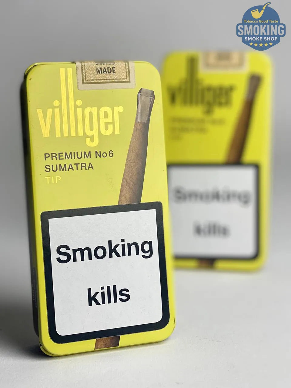 Villiger Premium No.6 Sumatra Tip — فيليجر بريميوم رقم 6 سومطرة بــ تيب 10 سيجاريلو