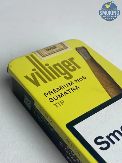 Villiger Premium No.6 Sumatra Tip — فيليجر بريميوم رقم 6 سومطرة بــ تيب 10 سيجاريلو