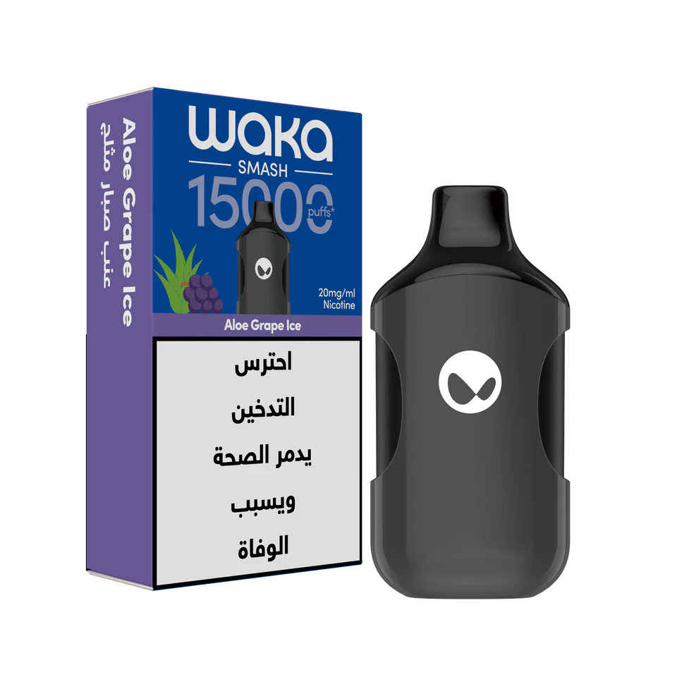 WAKA SMASH 15K Puffs بود واكا 15 الف سحبة سموكنج شوب 