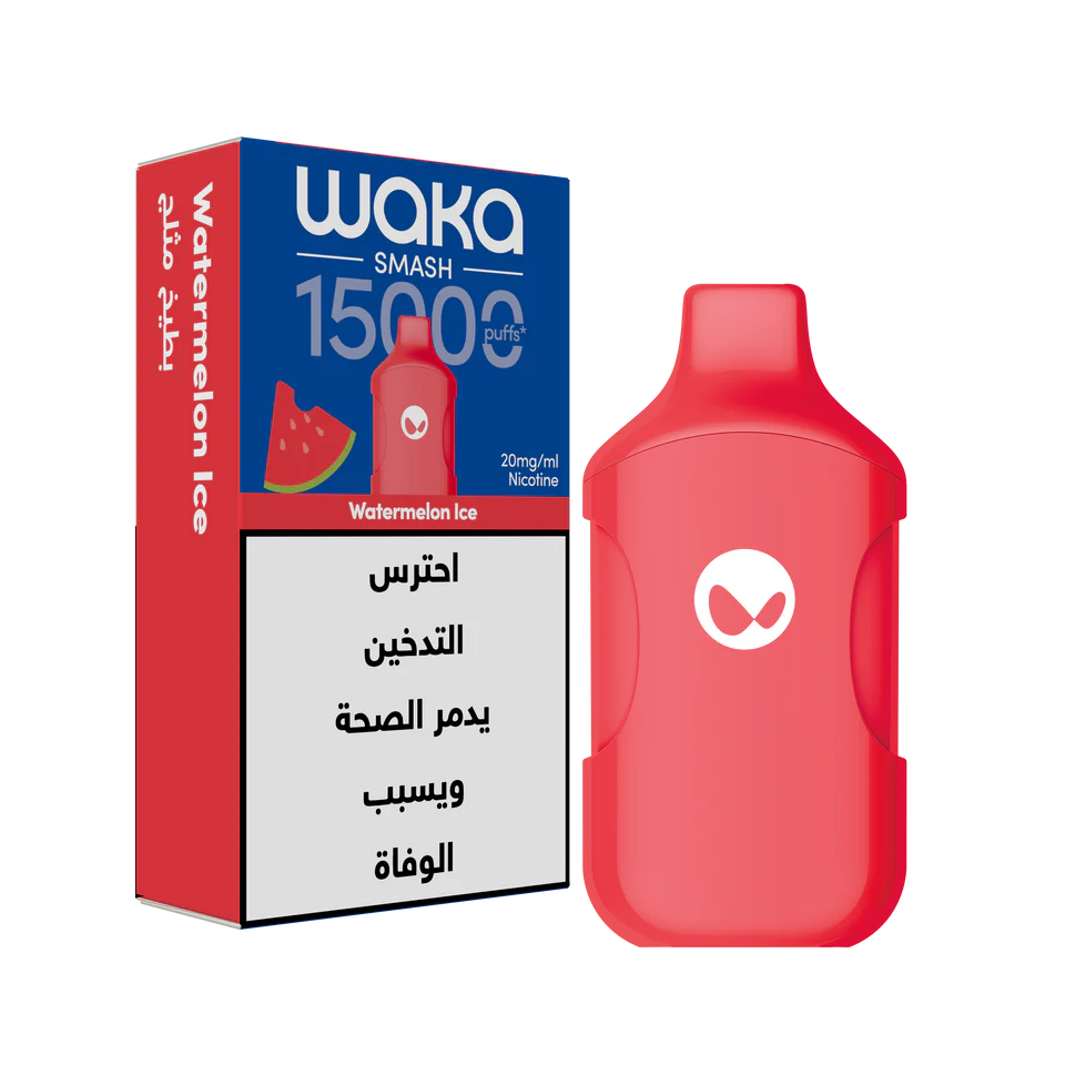 WAKA SMASH 15K Puffs بود واكا 15 الف سحبة سموكنج شوب 