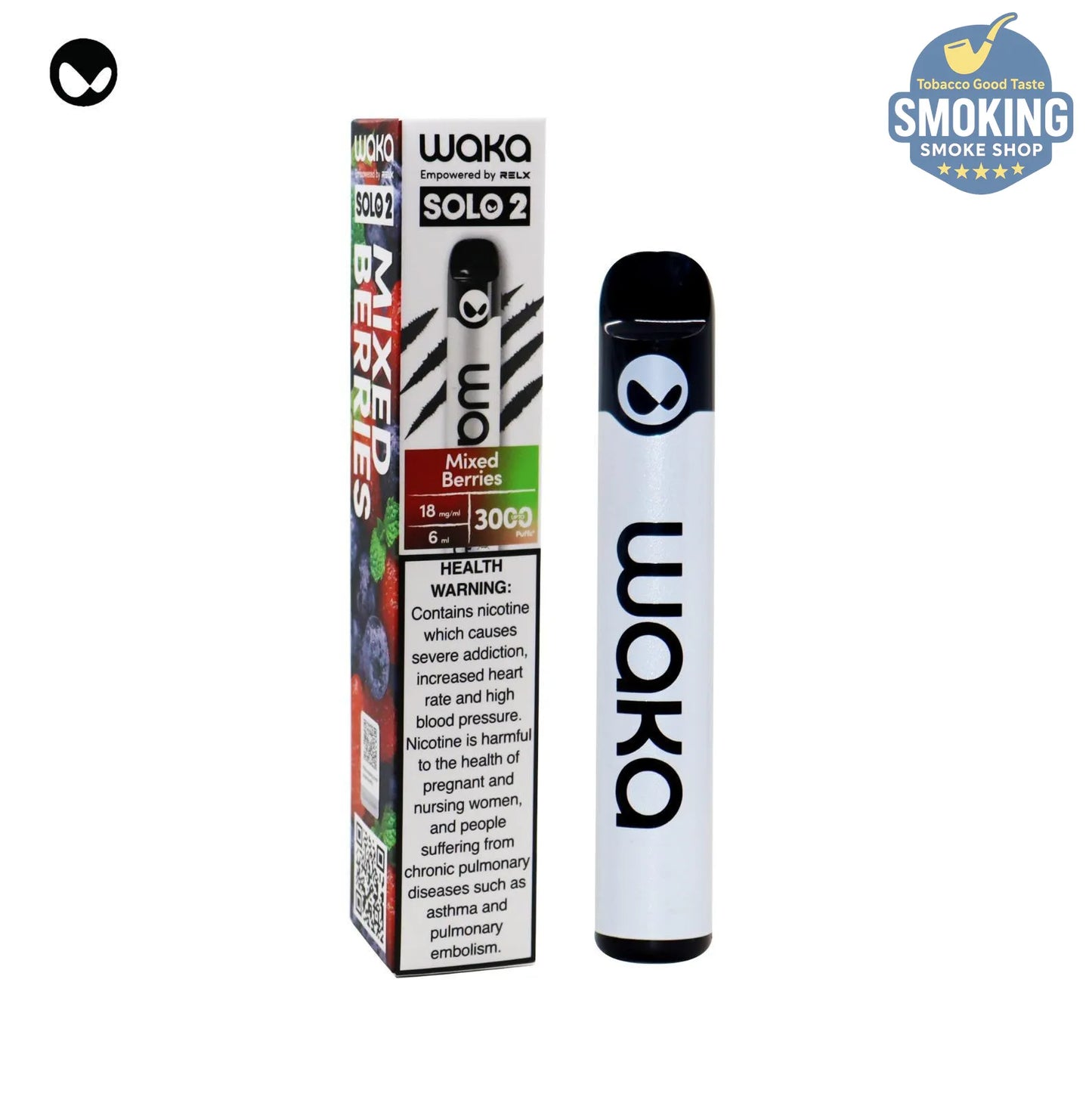 WAKA SOLO2 3k puffs بود واكا سولو 3 الاف سحبة