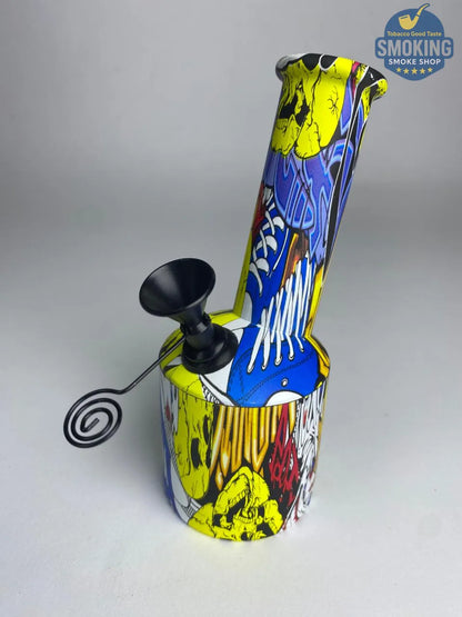 Acrylic Water Pipe — بايب ماء أكريليك صغير 12.5 سم  (تصاميم جرافيتي)