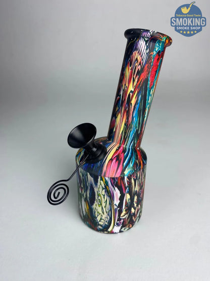 Acrylic Water Pipe — بايب ماء أكريليك صغير 12.5 سم  (تصاميم جرافيتي)