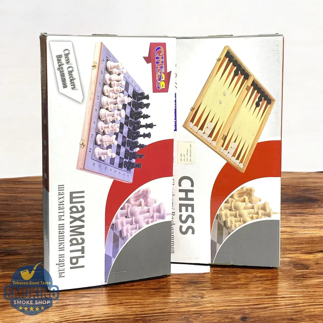Wooden Folding Chess طقم شطرنج خشبي قابل للطي – حجم متوسط