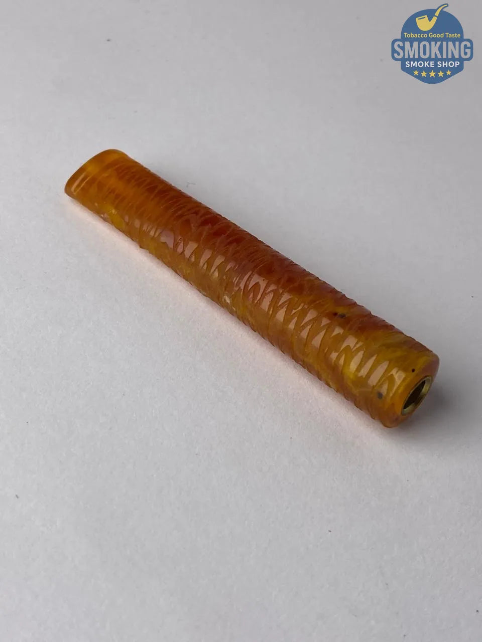 ِAmber 7MM Cigarette Holder مبسم سجاير كهرمان مقاس سيجارة كومباكت 7 ملي